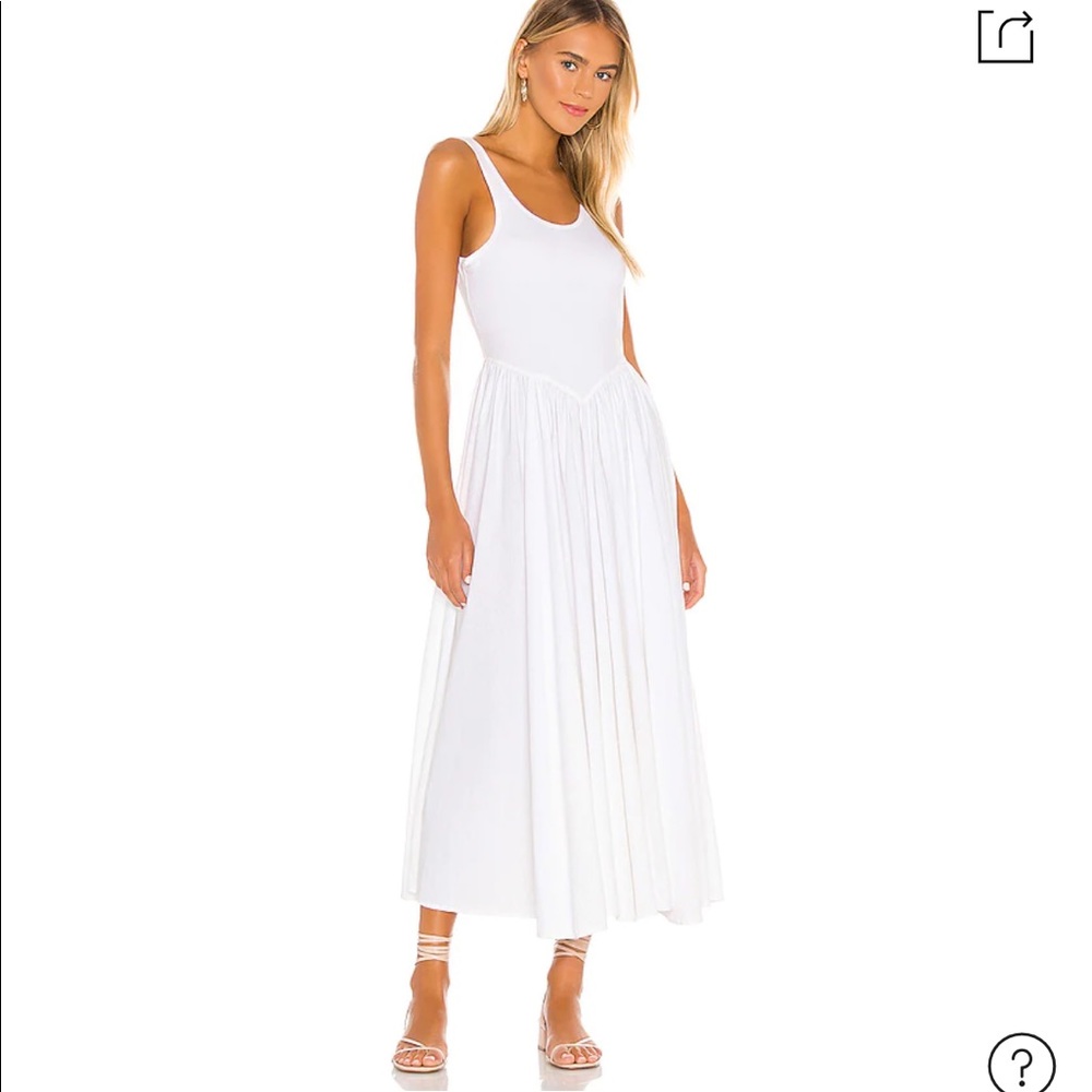 Free People White Midi Dress